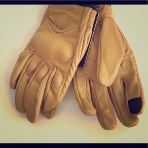 Men’s biker gloves (never worn)